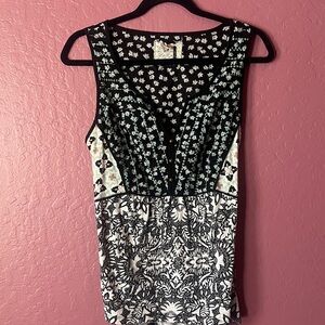 Akemi + Kin Black Floral Camisole